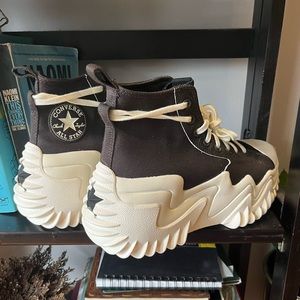 Converse Run Star Motion Brown Unisex Platform Shoes